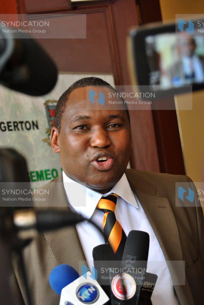Vice chairman parliamentary Committee on Agriculture Kareke Mbiuki
