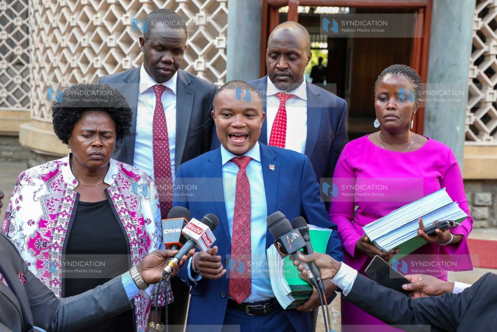 The Chairperson of the National Assembly Finance and National Planning Committee, Kimani Kuria
