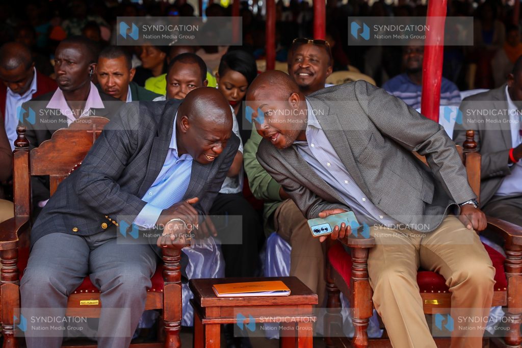 A church service at PCEA Mwiki Church in Kasarani