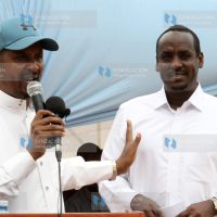 Garissa Township MP Dekow Mohamed and his Wajir South Counterpart Mohamed Adow