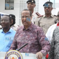 Nathif Jama and Garissa County Commissioner John Cheruyiot