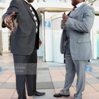 Turbo MP Elisha Busienei with Chukaigambang'ombe MP Muthomi Njuki