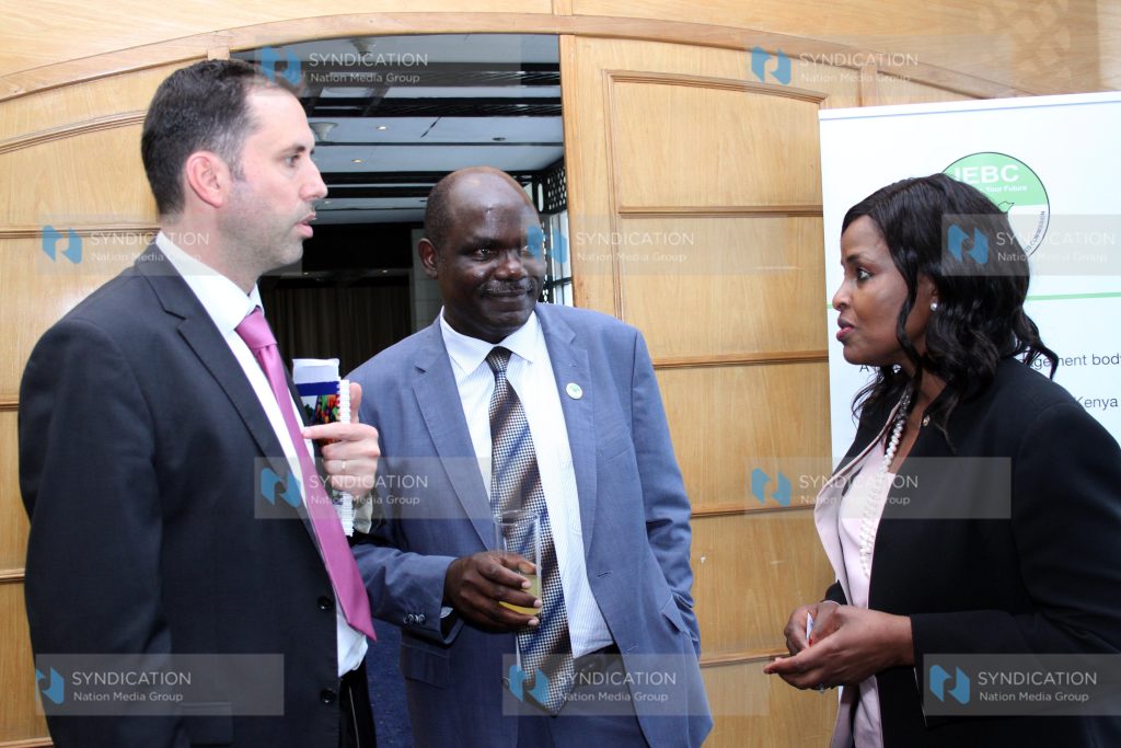 Meeting between IEBC officials and diplomats