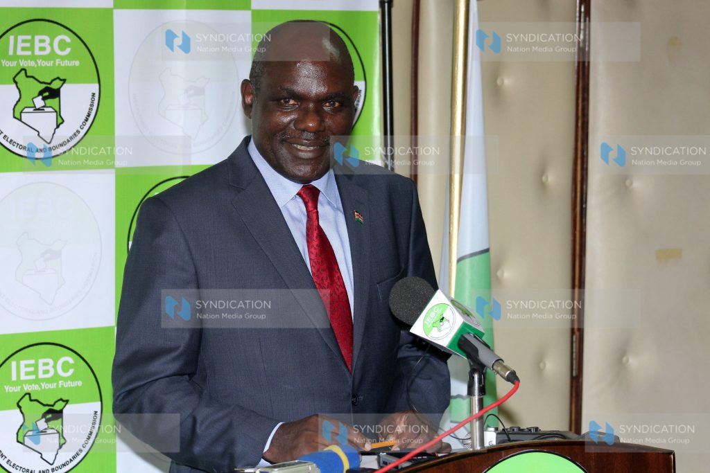 IEBC Chairperson Wafula Chebukati