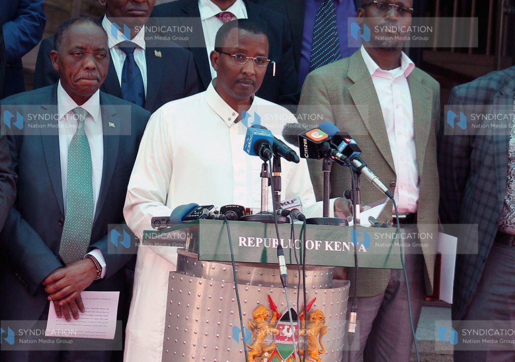 Independent Electoral and Boundaries Commission (IEBC) chairman Issack Hassan