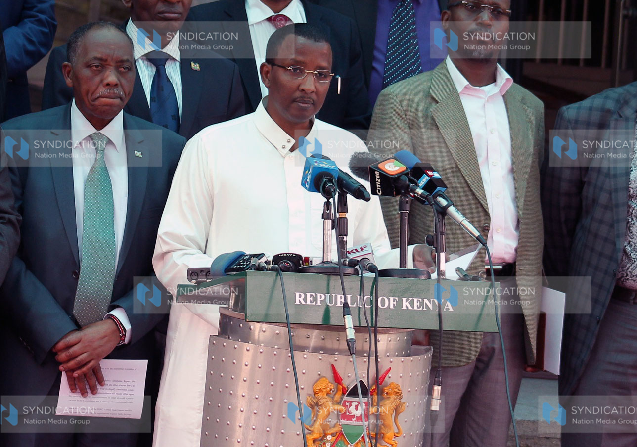 Independent Electoral and Boundaries Commission (IEBC) chairman Issack Hassan