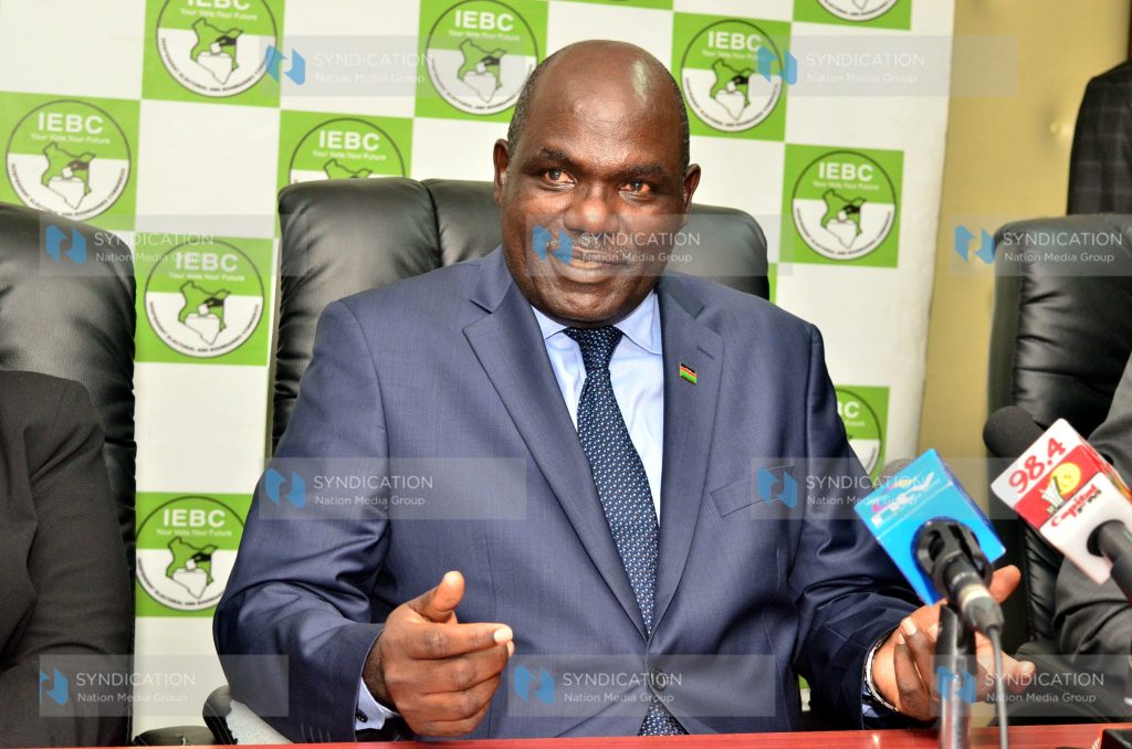 IEBC Chairperson Wafula Chebukati