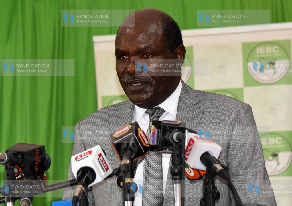IEBC Chairman Wafula Chebukati