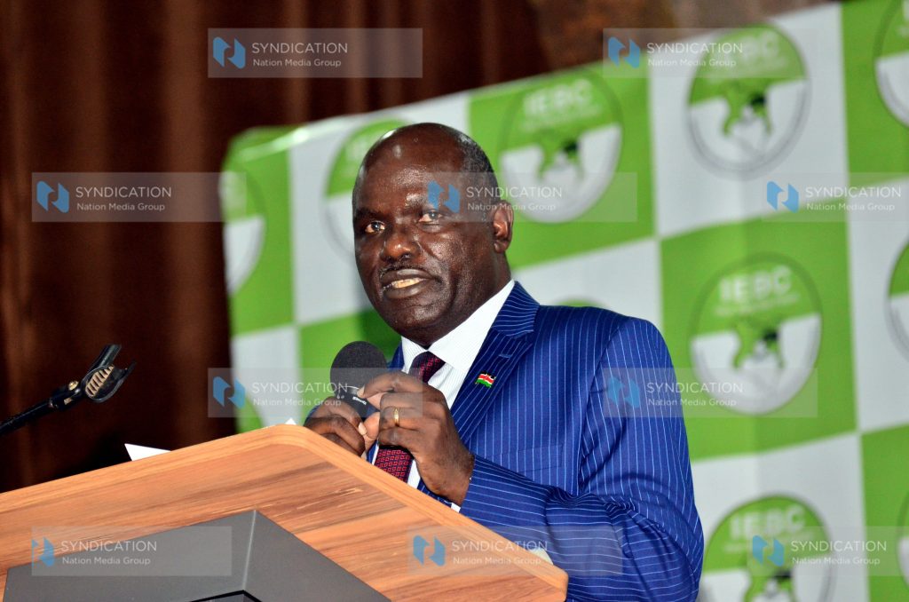 IEBC Chairman Wafula Chebukati
