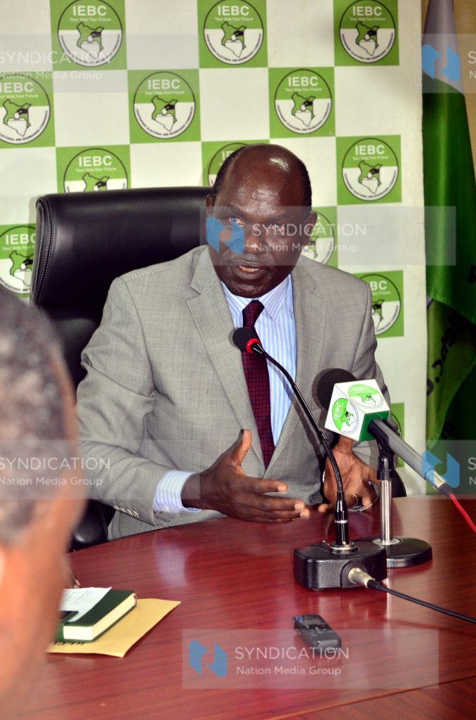 IEBC Chairman Wafula Chebukati