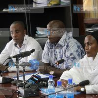 Senator Fatuma Dullo, MP William Cheptumo and Kimani wa Matangi
