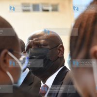 Energy Cabinet Secretary Charles Keter after meeting with KETAWU Secretary General Ernest Nadome