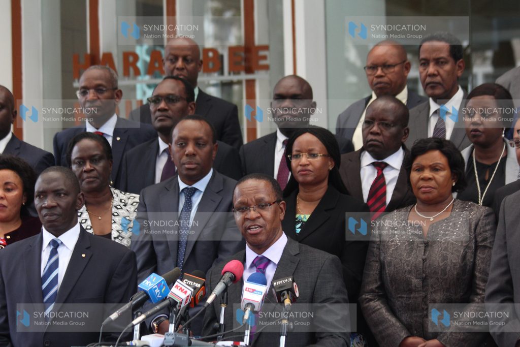 Interior and Co-ordination of National Government Principal Secretary Karanja Kibicho