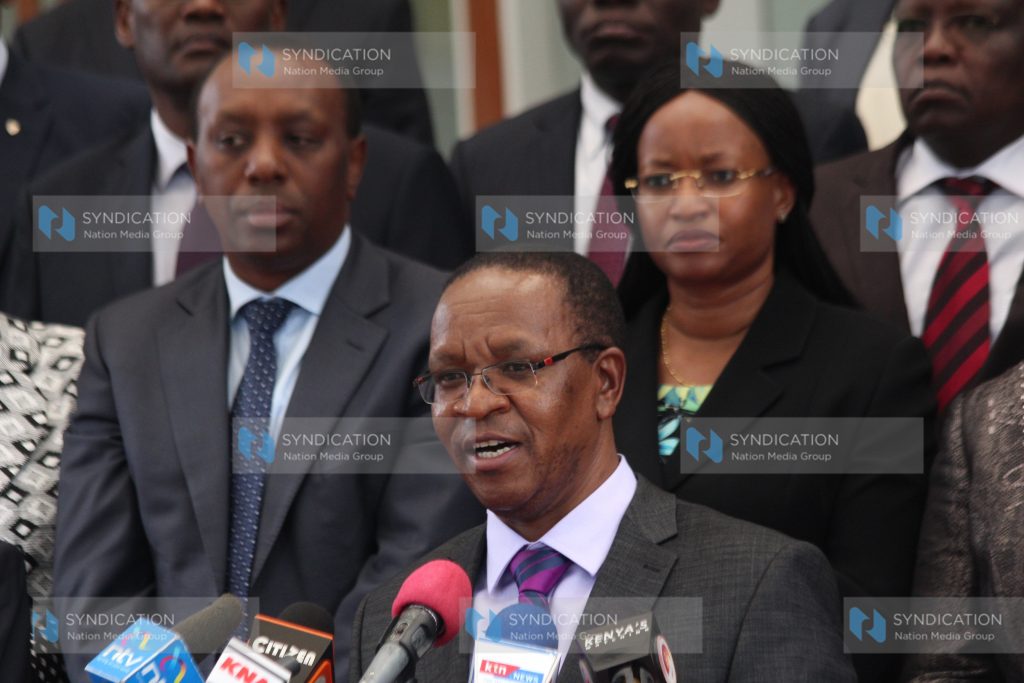 Interior and Co-ordination of National Government Principal Secretary Karanja Kibicho