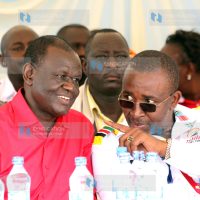 Meru Senator Kiraitu Murungi and Igembe South MP Mithika Linturi
