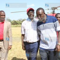Meru Senator Kiraitu Murungi, Igembe South MP Mithika Linturi, and Meru Assembly Deputy Speaker Gideon Kimathi