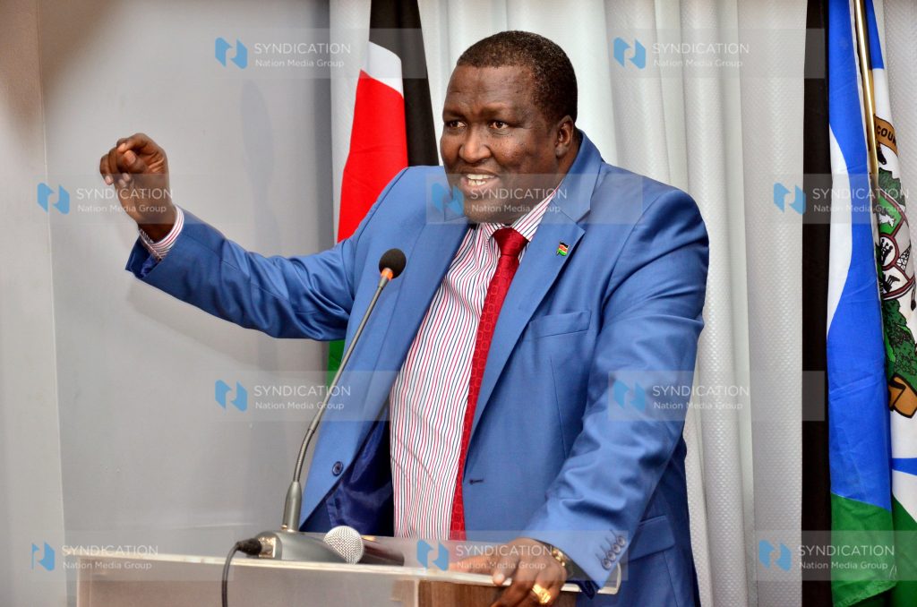 Ministry of Petroleum and Mining Cabinet Secretary John Munyes