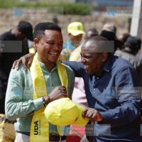 Molo MP Kuria Kimani with Majority Leader Kimani Ichung'wah