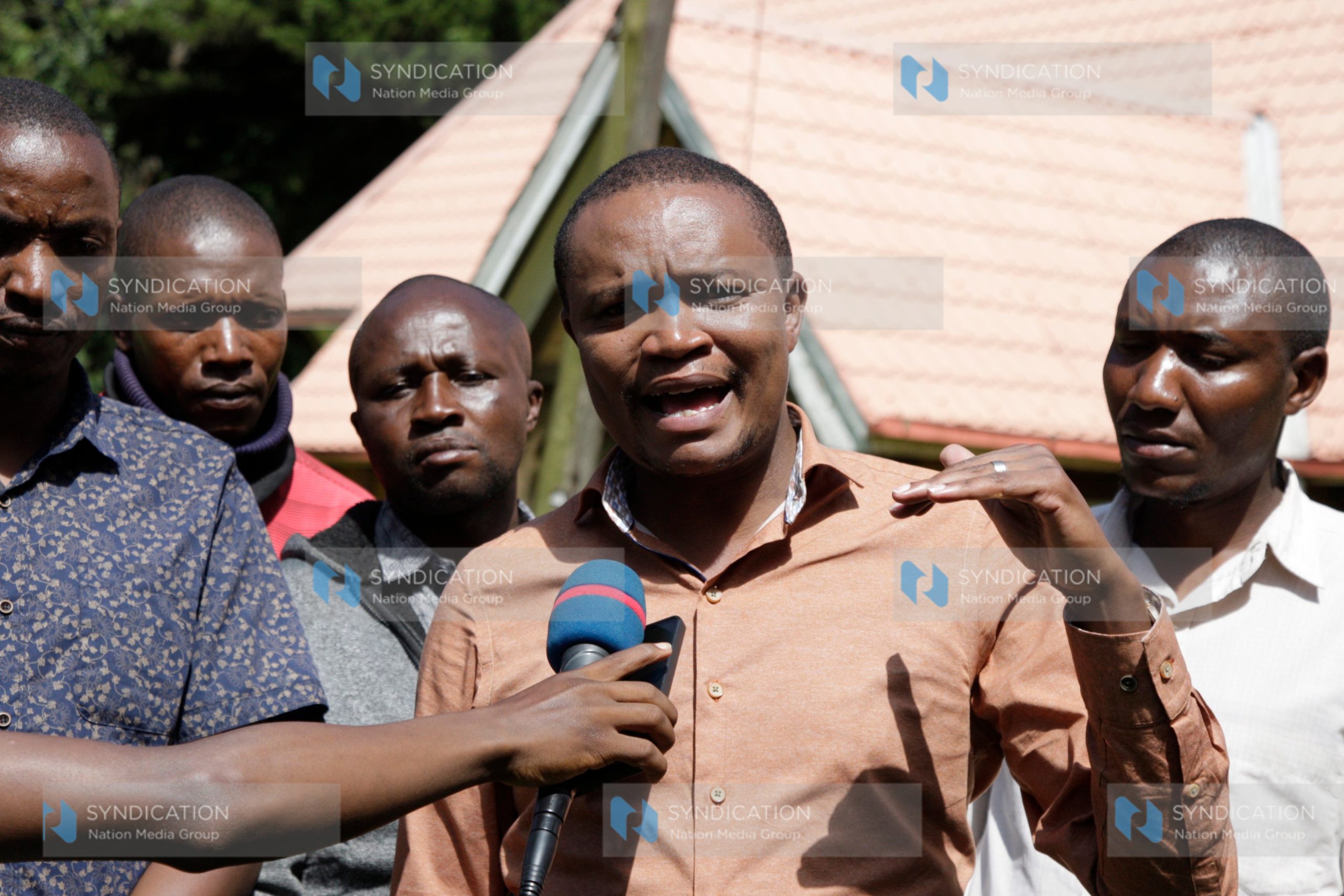 Molo MP Kuria Kimani speaks at Molo ACK Church