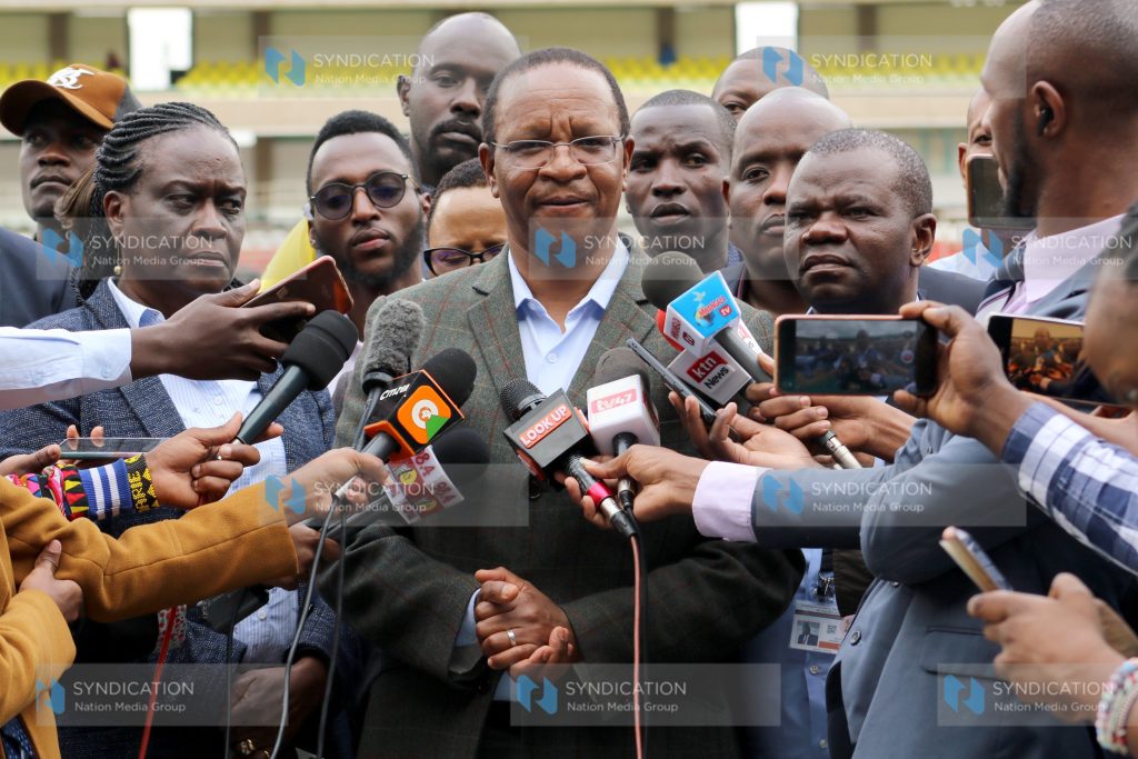Assumption of office committee Lead by Interior PS Karanja Kibicho