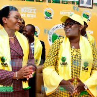 Meru County Governor Kawira Mwangaza and Narok County Women Representative Rebecca Tonkei