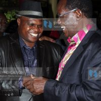 Kisii county senator Chris Obure and the deputy governor Joash Maangi