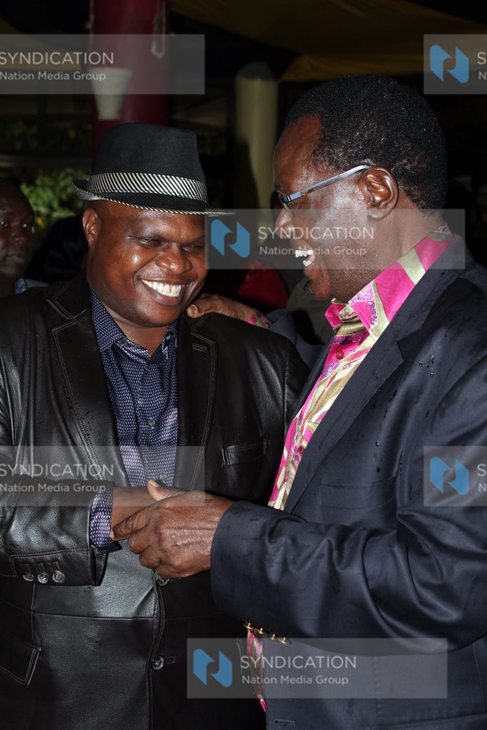 Kisii county senator Chris Obure and the deputy governor Joash Maangi
