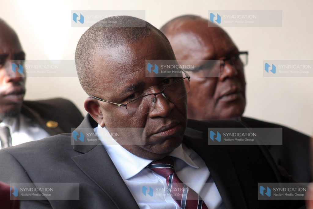 Meru Senator Mithika Linturi at Milimani Law Courts