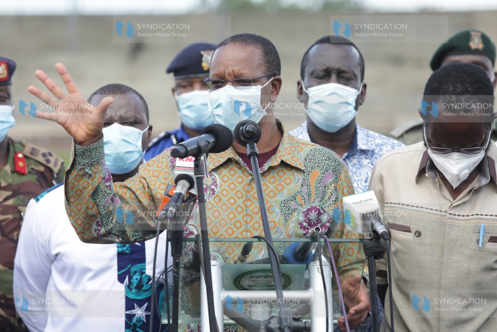 PS Internal Security Karanja Kibicho leads members of the National Celebrations Committee