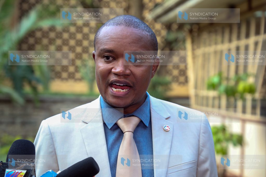 Chairperson of the Committee on Finance and National Planning, Kuria Kimani