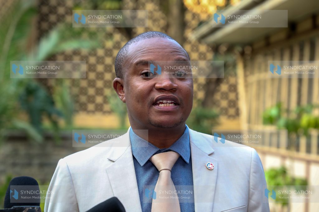 Chairperson of the Committee on Finance and National Planning Kuria Kimani