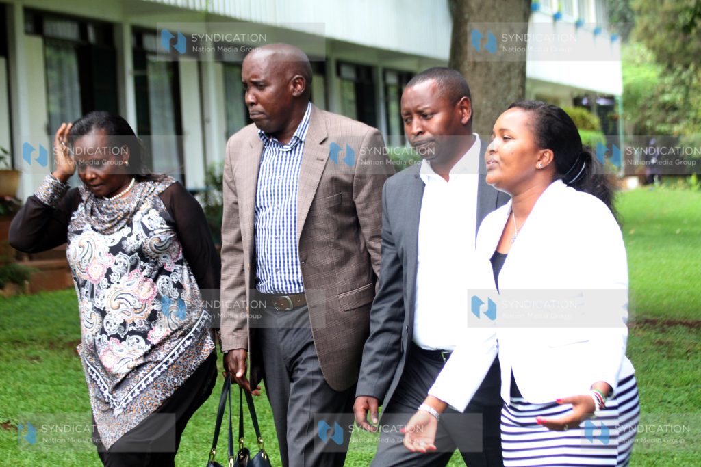 Samburu Woman Representative Maison Leshomo, Kajiado County Governor Joseph Ole Lenku, Samburu Governor Moses Lenolkulal and Samburu West MP Naisula Lesuuda