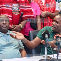 Vihiga Senator Godfrey Osotsi and Nairobi Senator Edwin Sifuna