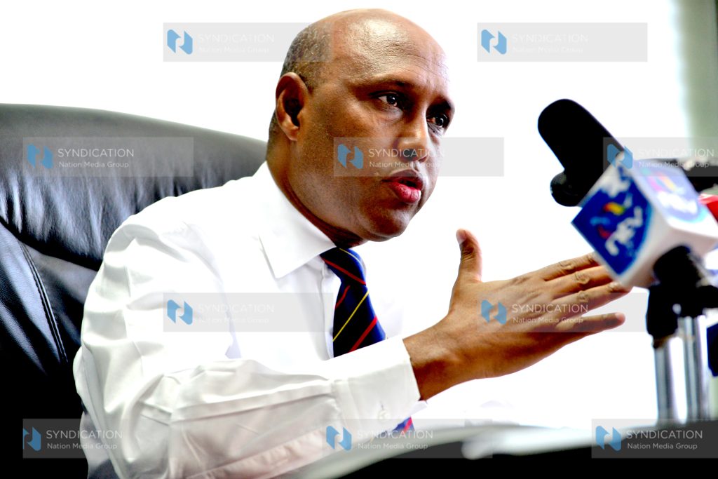 Cabinet Secretary for Industrialization and Enterprise Adan Mohamed