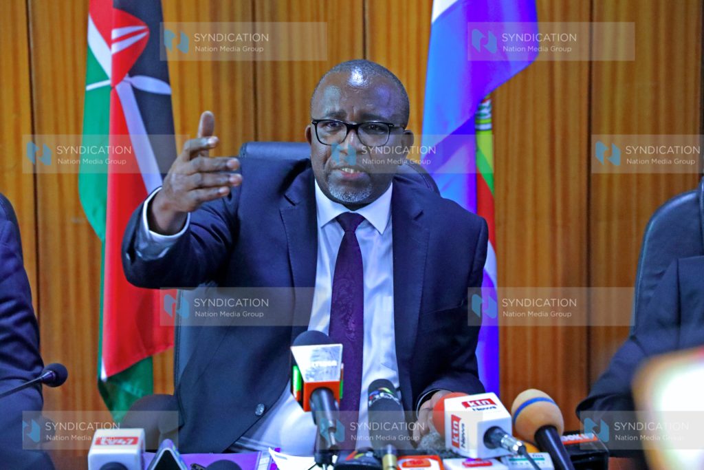 Agriculture and Livestock Development Cabinet Secretary Mithika Linturi