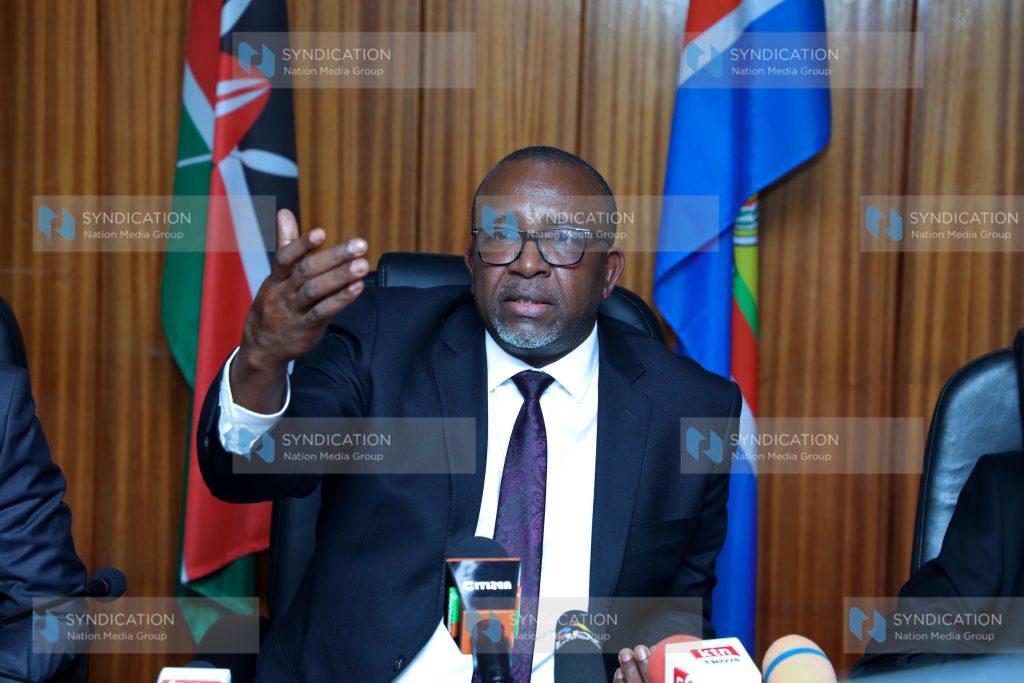 Agriculture and Livestock Development Cabinet Secretary Mithika Linturi