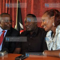 Meru Woman Representative Florence Kajuju, MP Mburi Aburi, and MP Mithika Linturi