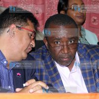 Meru Senator Mithika Linturi and Imenti North candidate Rahim Dawood