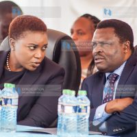 Susan Nakhumicha, Cabinet Secretary Ministry of Health with Muthomi Njuki, Governor of Tharaka Nithi County