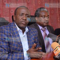 Igembe South MP Mithika Linturi and Kubai Kiringo Igembe Central