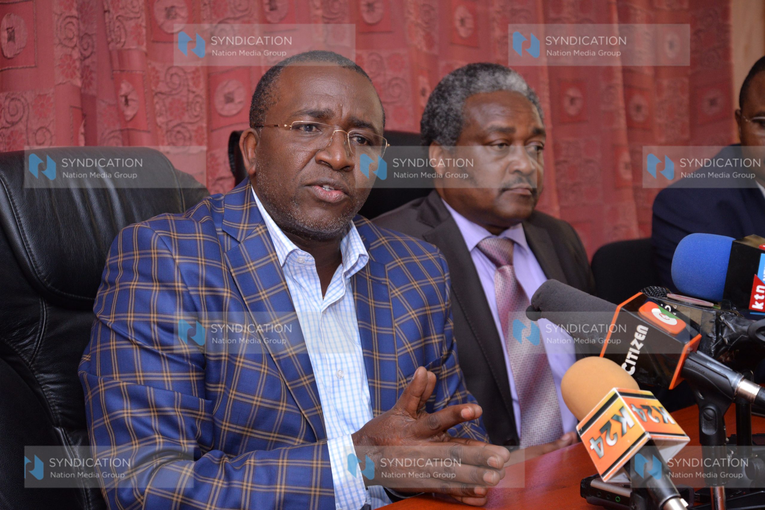 Igembe South MP Mithika Linturi and Kubai Kiringo Igembe Central