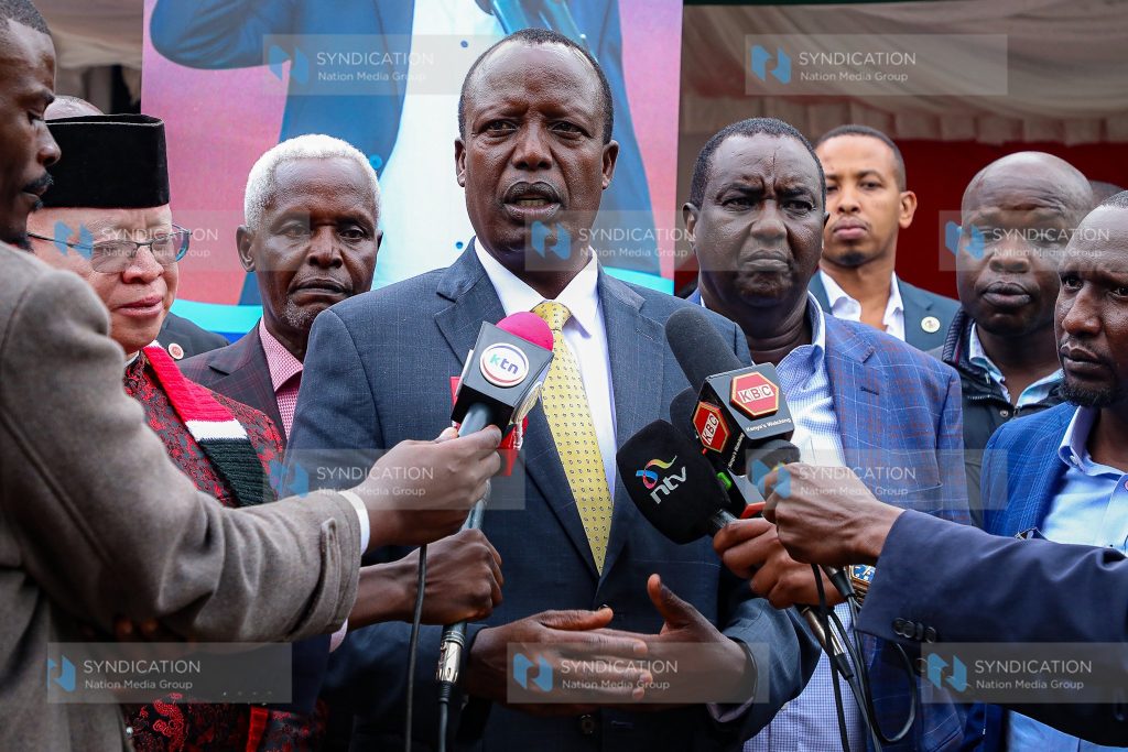 Tinderet MP and Chairperson of the Funeral Planning Committee Julius Kibiwott Melly