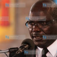 IEBC chairman Wafula Chebukati spoke at the funeral mass of slain IEBC ICT manager Christopher Chege Msando