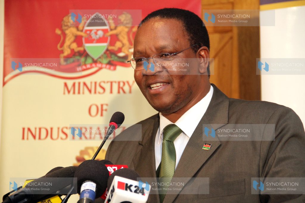 Ministry of Industrialization Permanent Secretary Eng. Karanja Kibicho