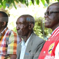 Meru Senator Kiraitu Murungi, Igembe South MP Mithika Linturi, with Zablon Mukira