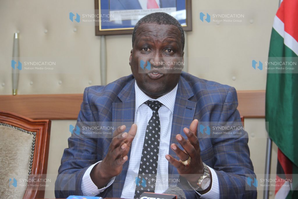 Mining and Petroleum Cabinet Secretary, John Munyes