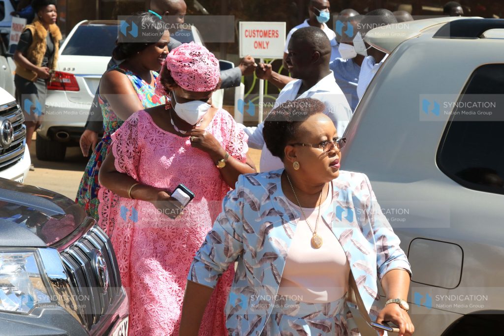 Women leaders lead by Nyandarua County MP Faith Gitau