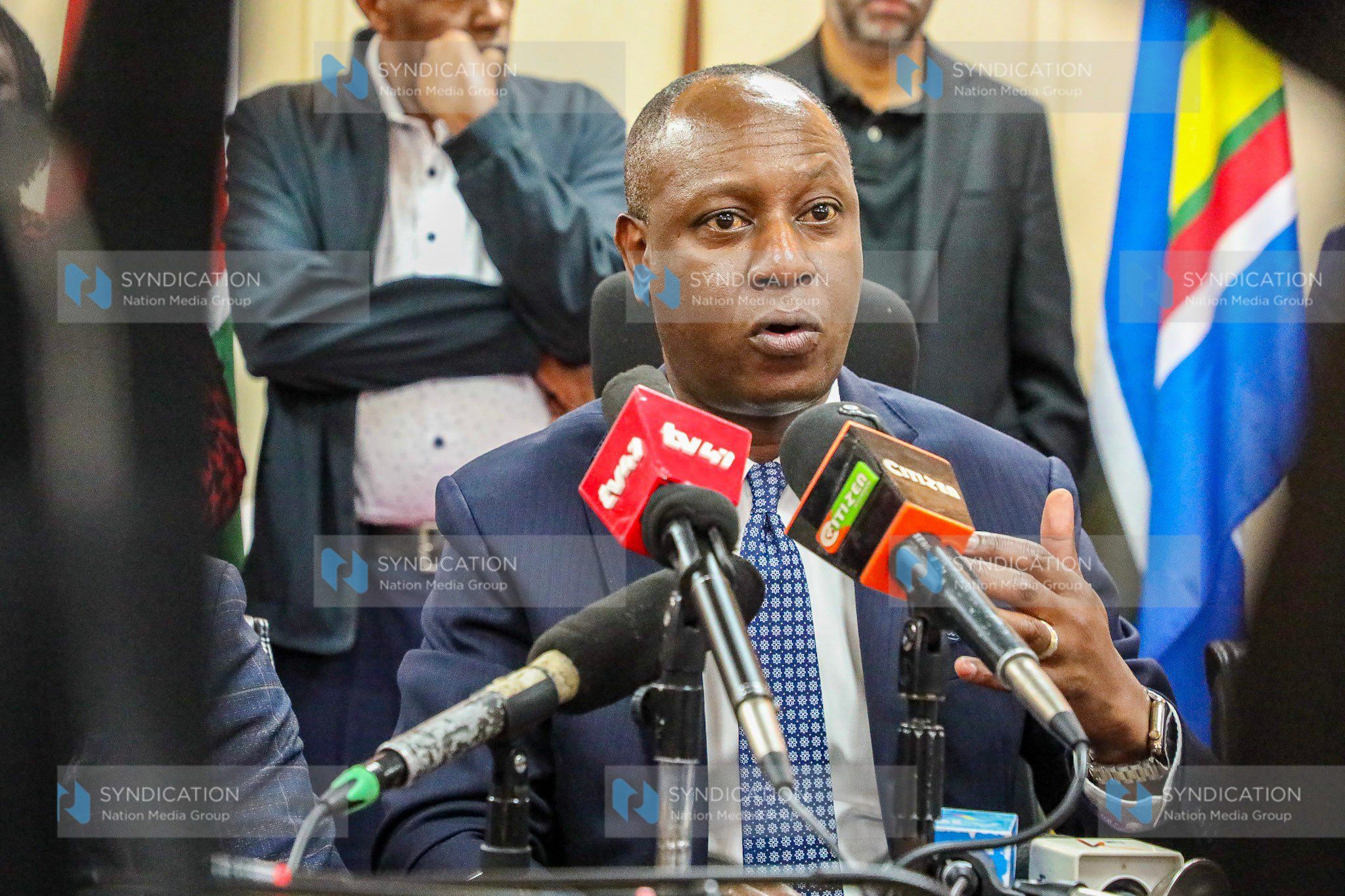 State Department for Livestock Development Principal Secretary Jonathan Mueke