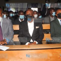 Baringo Senator Gideon Moi, Nakuru Governor Lee Kinyanjui, and Molo MP Kuria Kimani