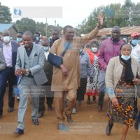 Speaker of the National Assembly Justin Muturi and Molo MP Kuria Kimani